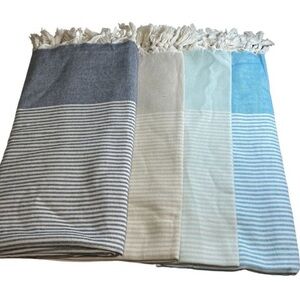 Striped Multi-Color Turkish Towels
